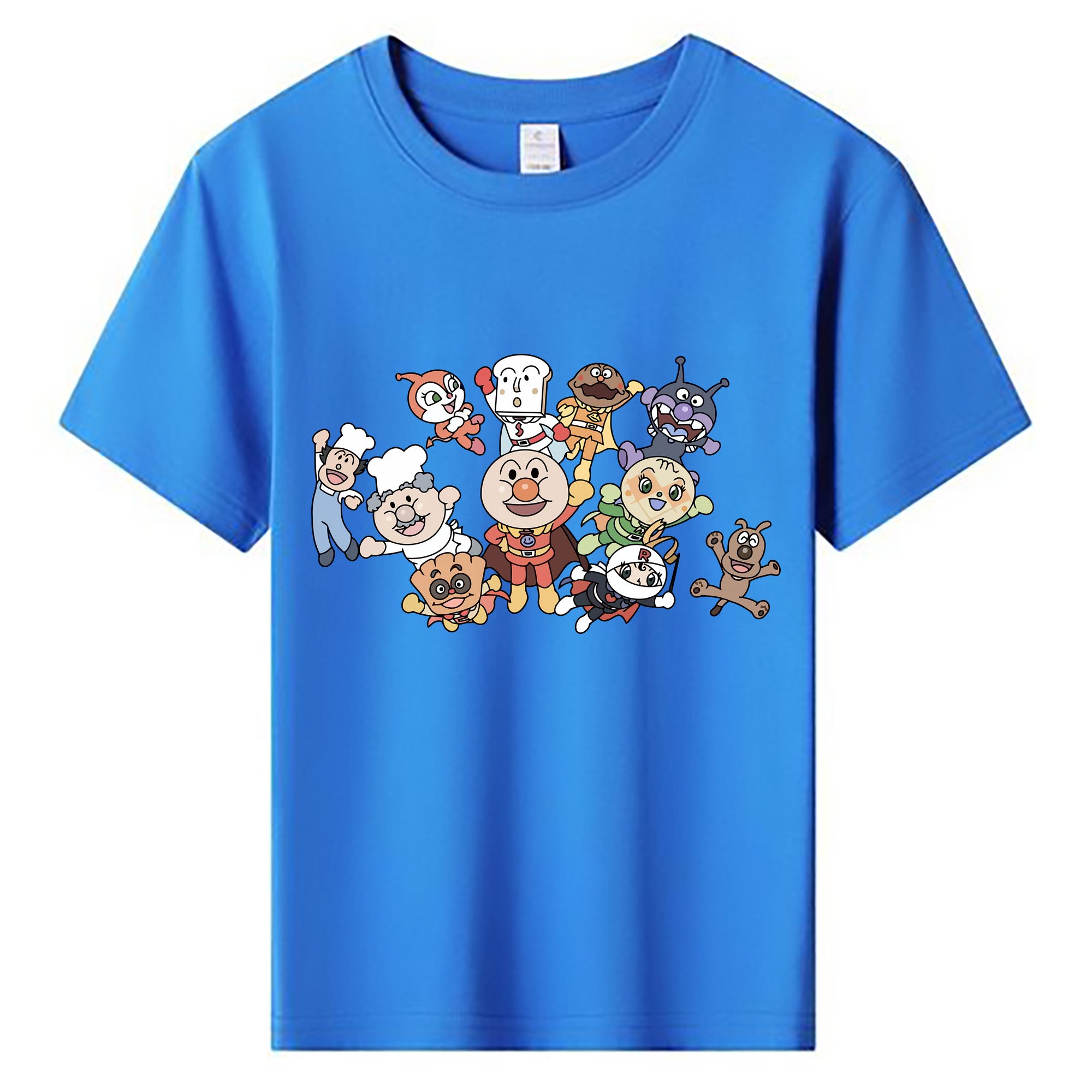 （画像用） アンパンマン Anpanman 綿100％キッズTシャツ（フロントプリント）